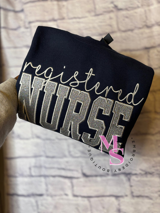 Personalized Specialty Healthcare Sweatshirt | NURSE, CNA, MA, TECH