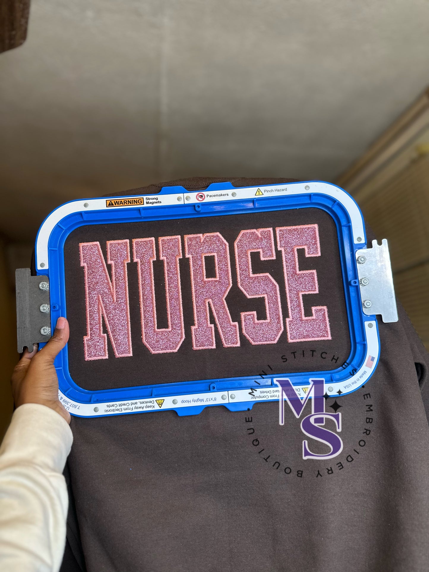 Glitter Nurse Sweatshirt