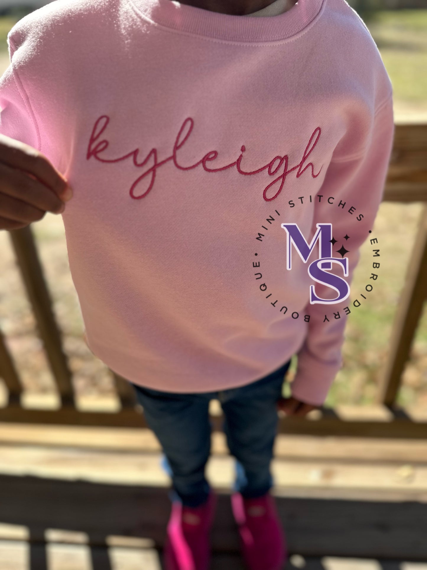 Mini Toddler Script Sweatshirts