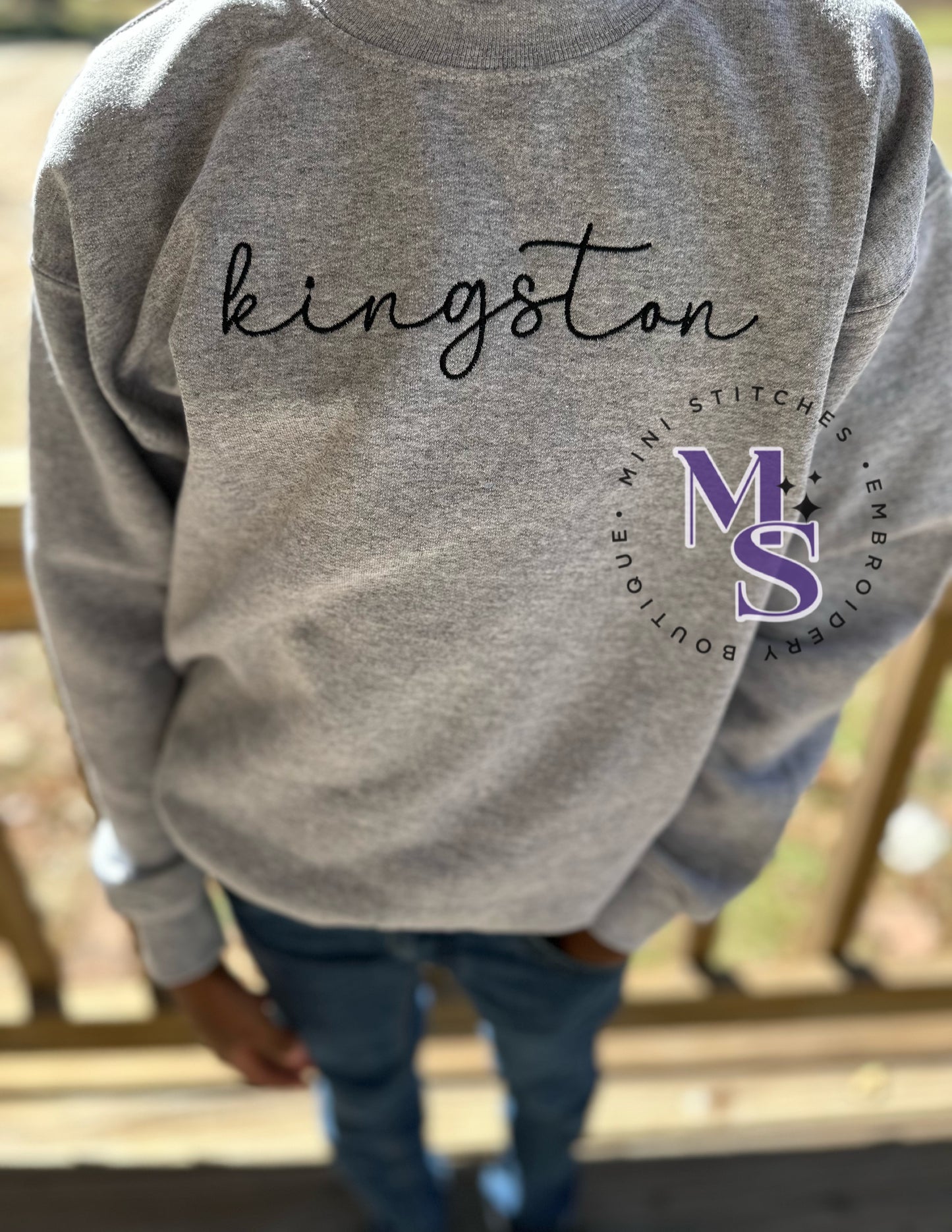 Mini Youth Script Sweatshirts