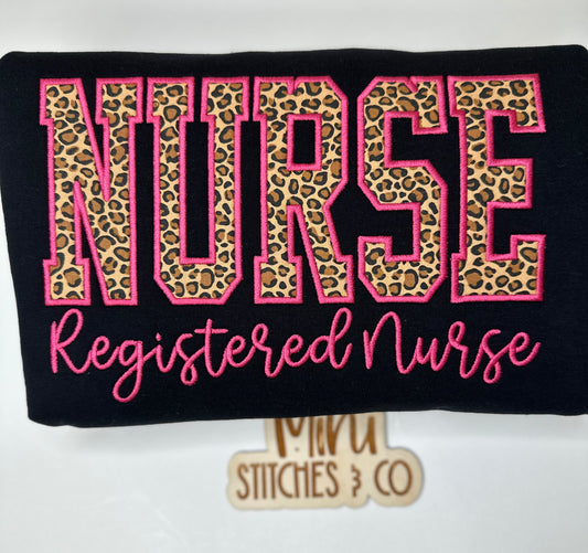 Leopard Nurse Sweatshirt