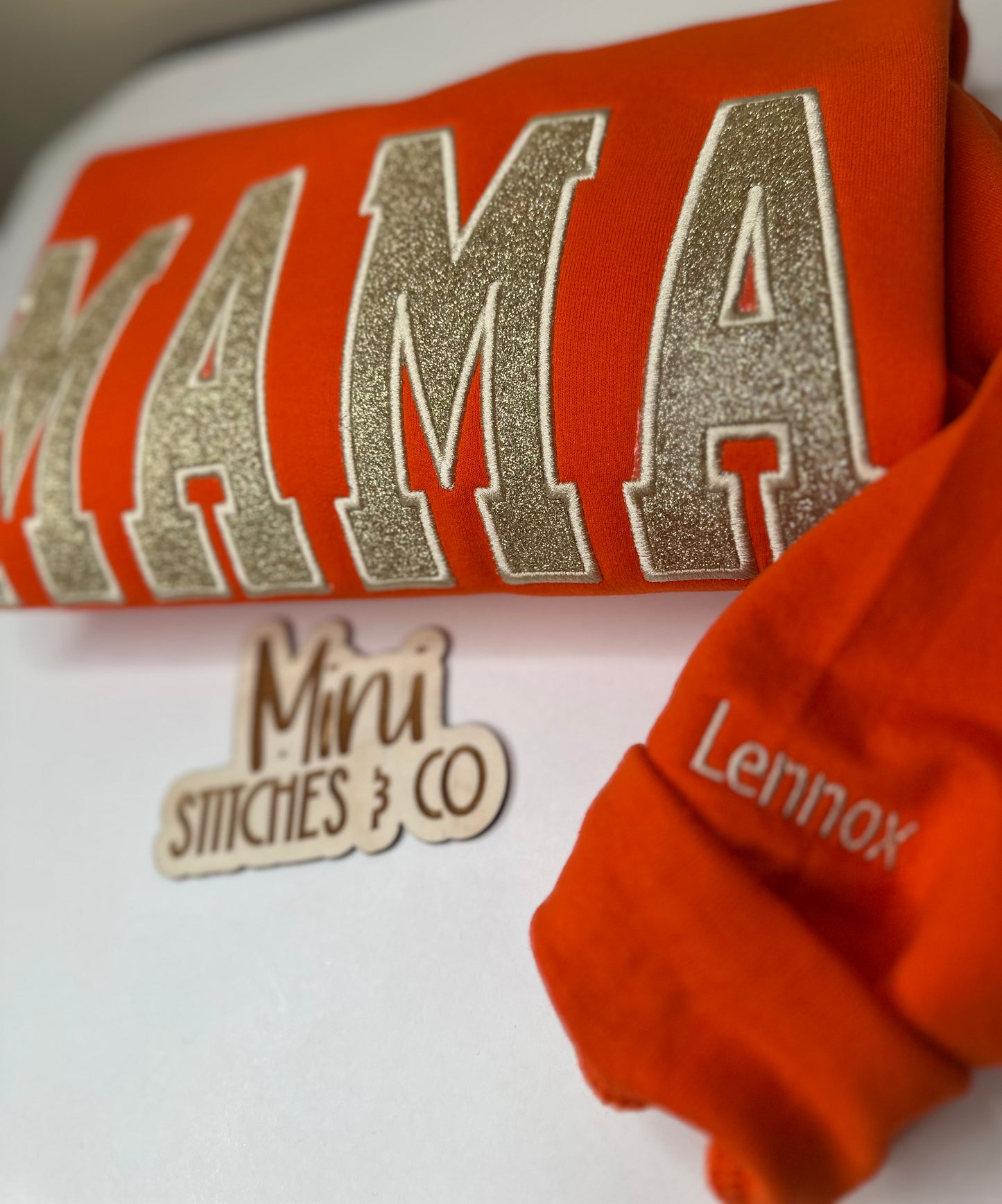 Glitter Title Sweatshirt (Custom Title)