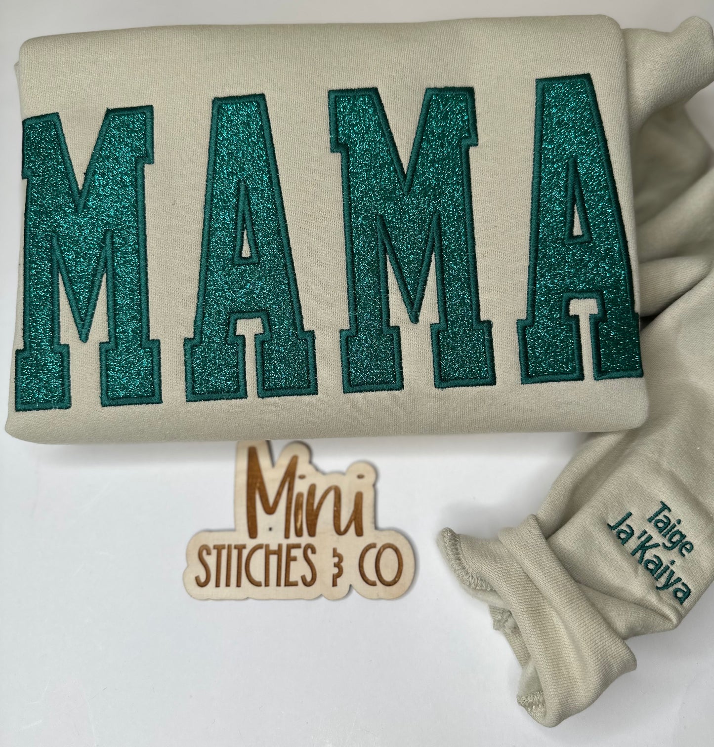 Glitter Title Sweatshirt (Custom Title)